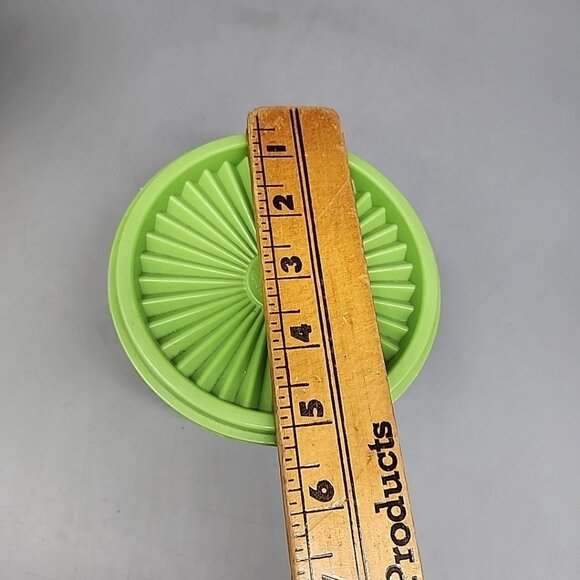 Vintage Tupperware Harvest Yellow & Green 2 Piece Canister Set With Lids - Picture 7 of 7